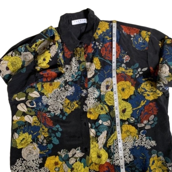 Sandro Silk Floral Blouse - Picture 10 of 11